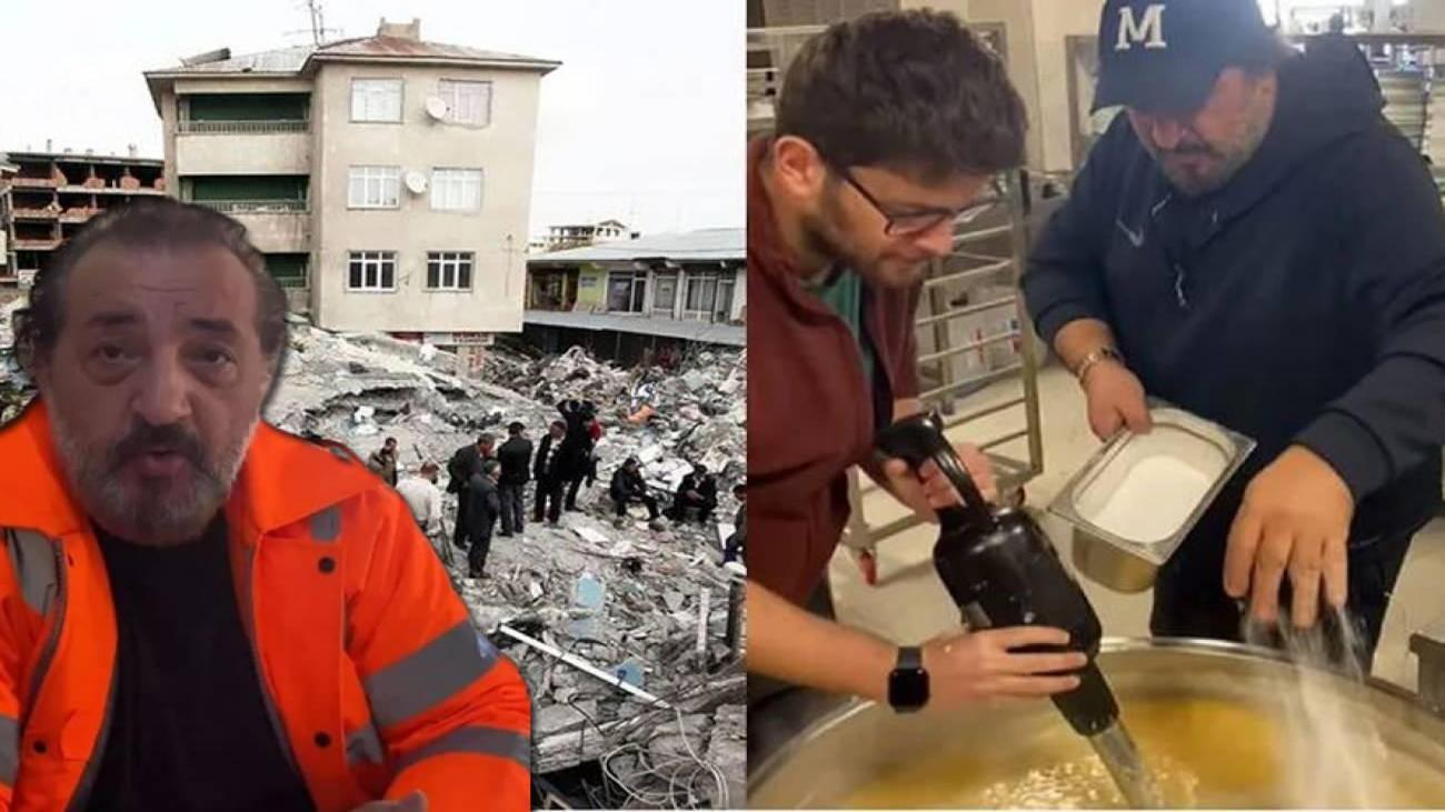 Deprem bölgesinde canla başla çalışan şef Mehmet Yalçınkaya herkese seslendi! “Hiçbir şey…”