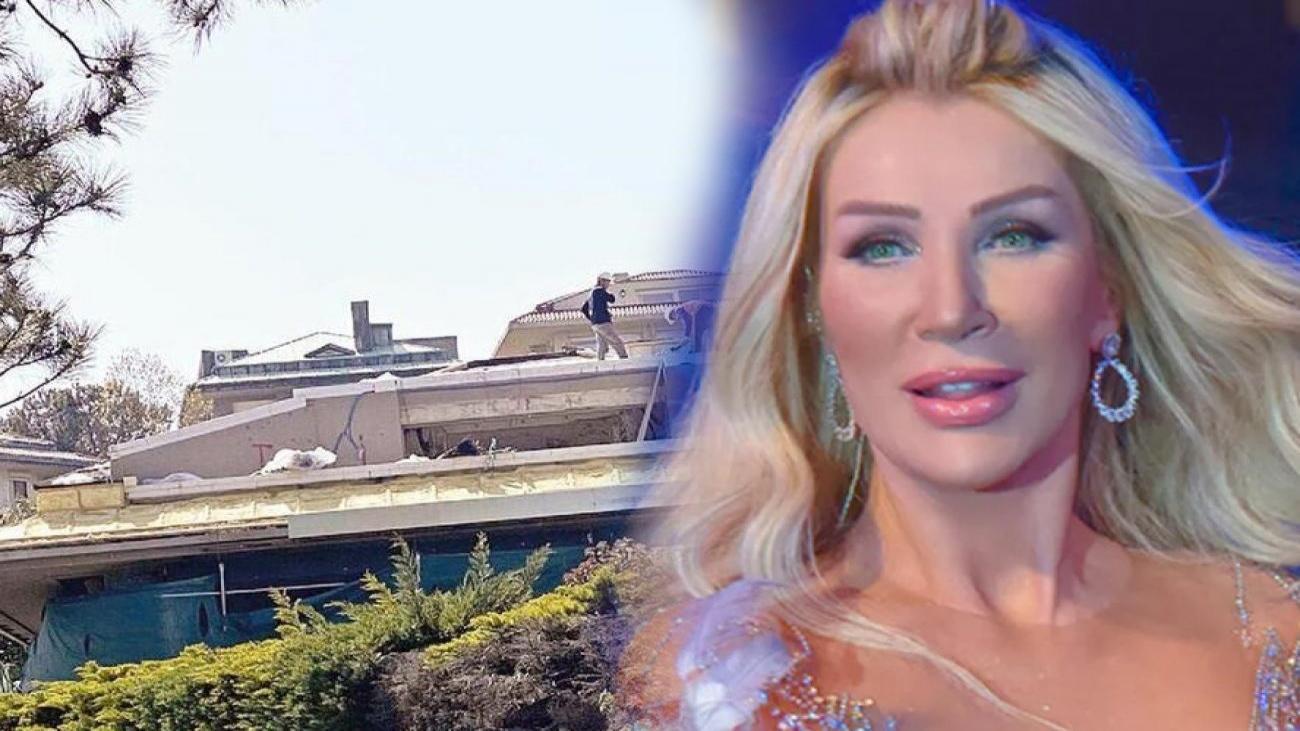 Milyonluk aldığı villada çatıyı bile değiştirdi! Seda Sayan’ın 4 milyon dolarlık villası…